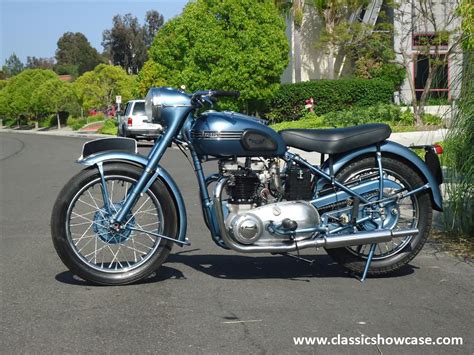 Triumph thunderbird motorcycle (1954) - sound effect