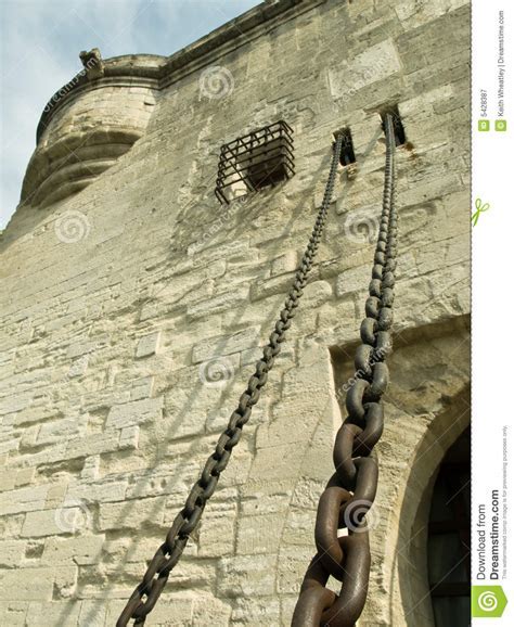Chains raise the drawbridge - sound effect