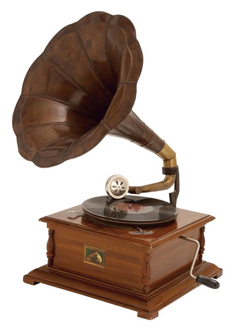 Gramophone, gramophone plays - sound effect