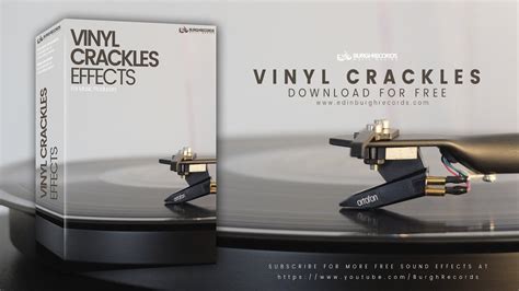 Crackling vinyl - sound effect
