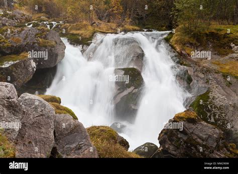 Small waterfall on the river - sound effect