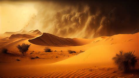 Sandstorm, desert - sound effect