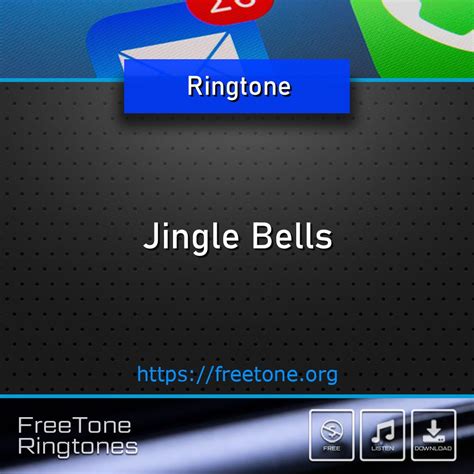 Ringtone jingle bells on the phone - sound effect