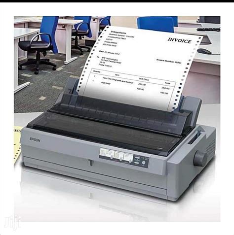 Dot matrix printer, printing - sound effect