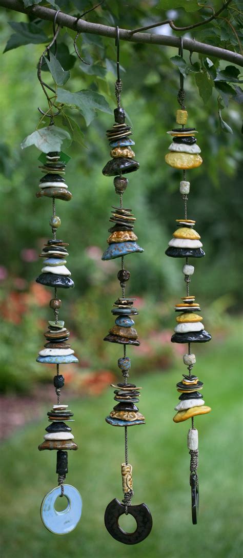 Wind chimes, earthenware - sound effect