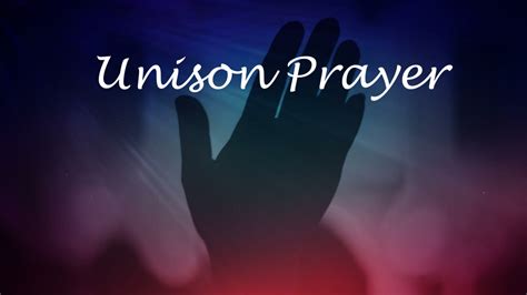 Prayer, pray in unison - sound effect