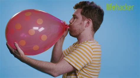 Inflate a balloon - sound effect