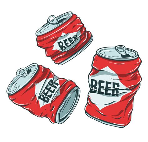 Crushing a beer can - sound effect