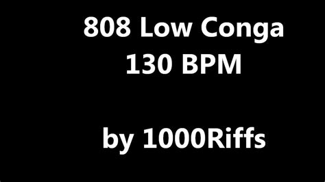 Sounds of low conga 3 (130 bpm)