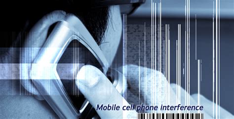 Mobile phone interference - sound effect