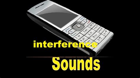 Mobile phone interference - sound effect